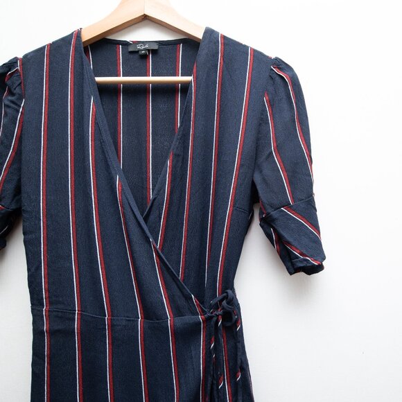 Rails Stripe Wrap Dress "Aimee" - Picture 7 of 8